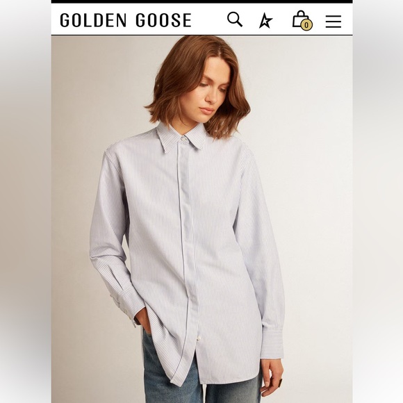 Golden Goose Deluxe Brand Button Down Shirt - Picture 1 of 7
